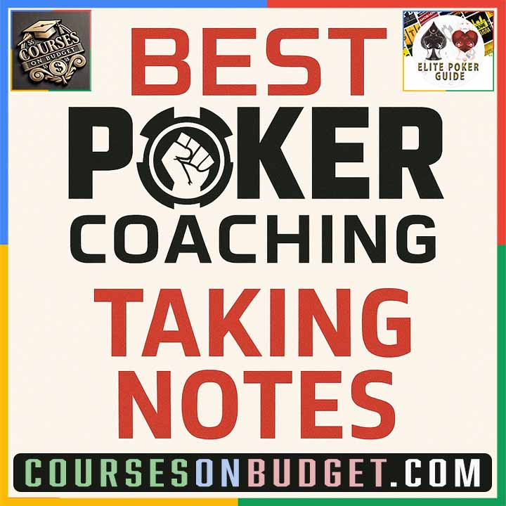 Best Poker Coaching Taking Notes