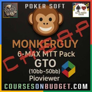 MonkerGuy 6-MAX MTT Pack GTO (10bb-50bb) pioviewer